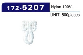 172-5207 扣眼 Woolly Nylon Type Small (500 件)[扣眼盤扣] 達琳（DARIN）