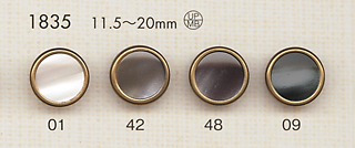 1835 優雅奢華的鈕扣，適合簡單的襯衫和夾克 大阪鈕扣（DAIYA BUTTON）