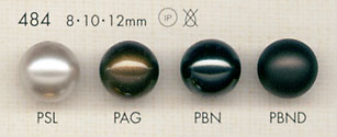 484 優雅的珍珠狀聚酯纖維鈕扣 大阪鈕扣（DAIYA BUTTON）