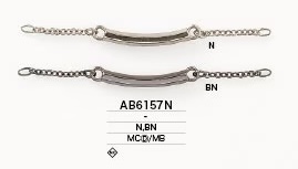 AB6157N 壓鑄/黃銅製 領掛[其他雜貨] IRIS鈕扣