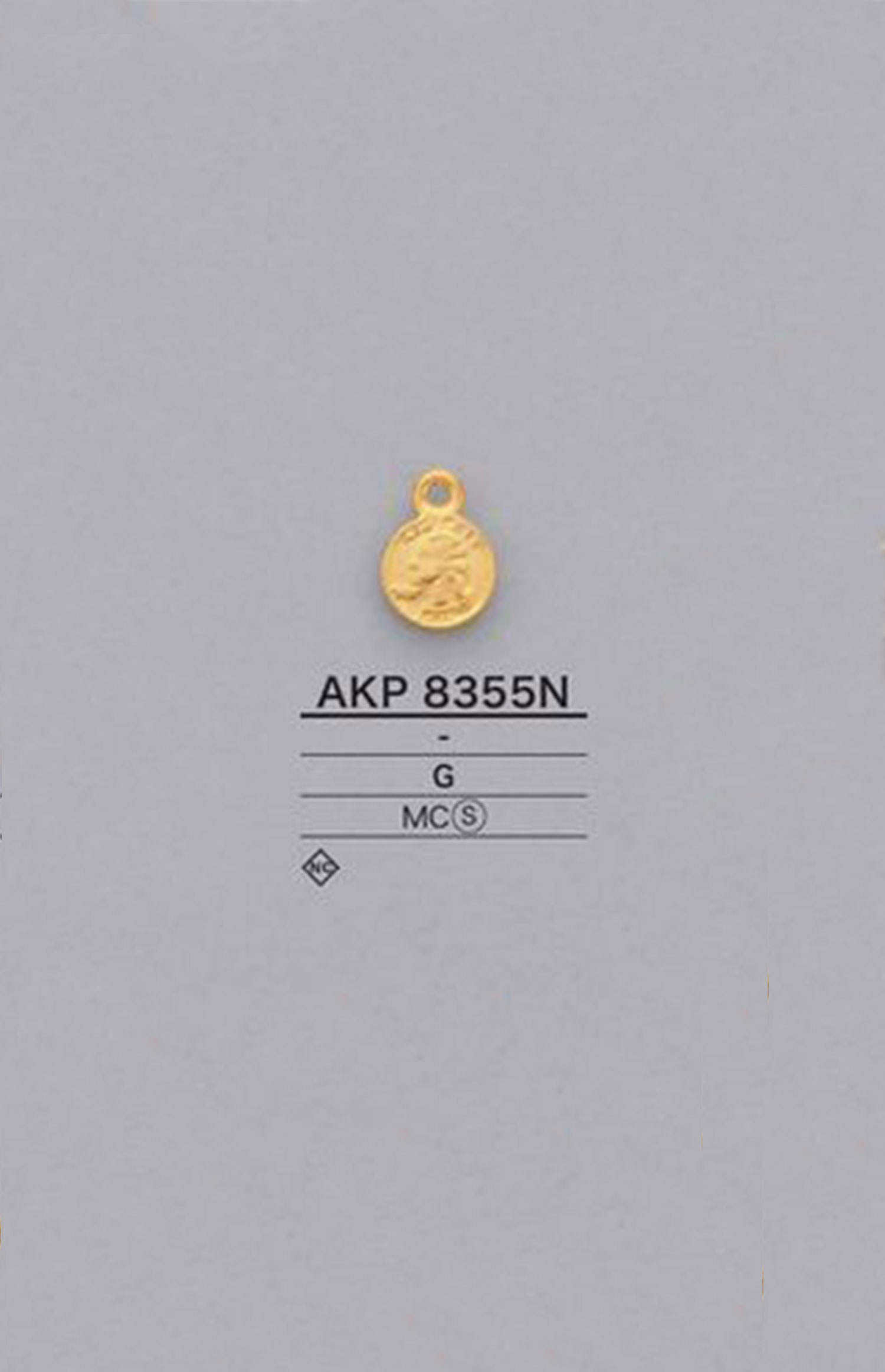 AKP8355N 圓形圖形元素零件[雜貨等] 愛麗絲鈕扣