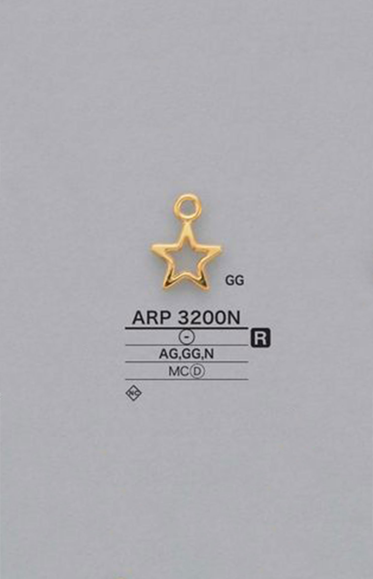 ARP3200N 星形圖形元素零件[雜貨等] 愛麗絲鈕扣