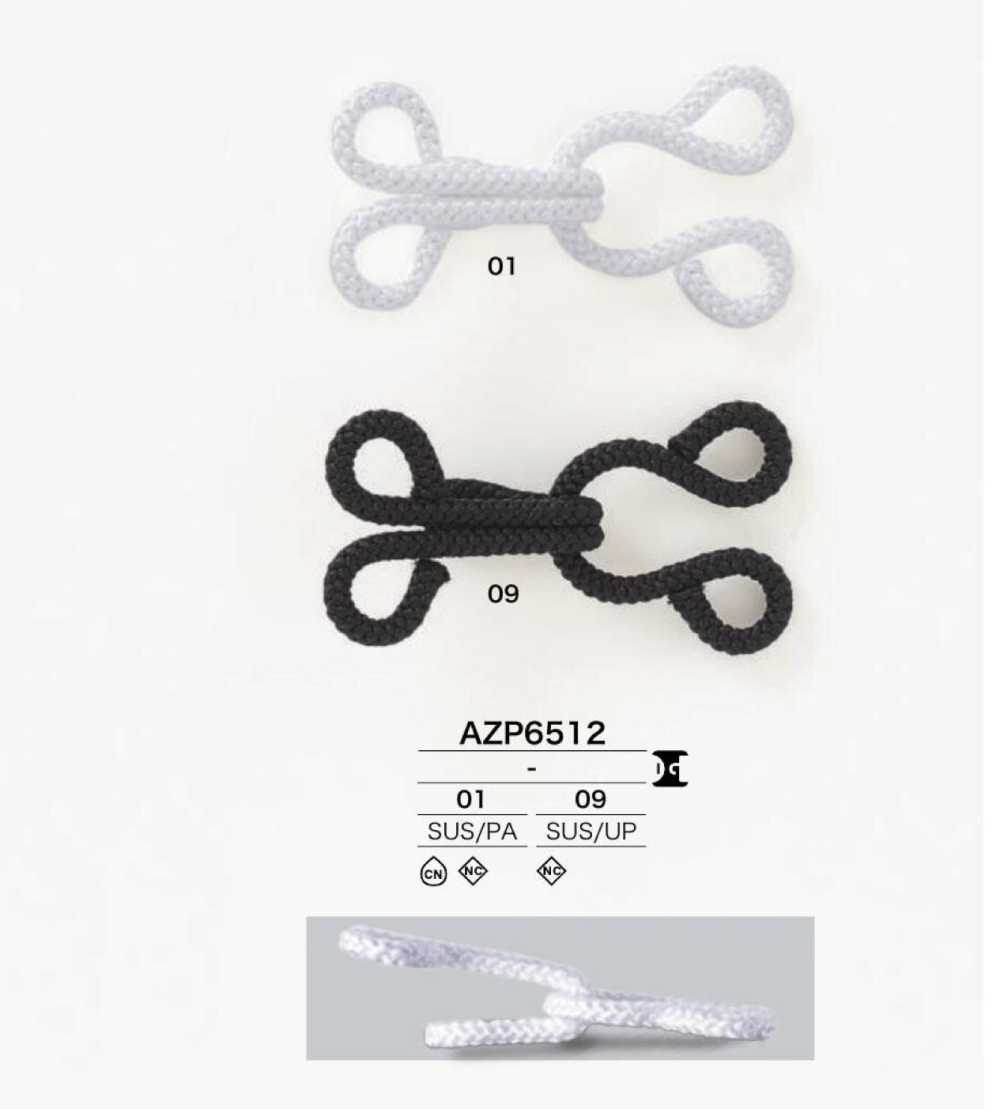AZP6512 [鉤扣] IRIS鈕扣