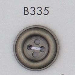 B335 ABS樹脂電鍍按鈕[鈕扣] 大阪鈕扣（DAIYA BUTTON）