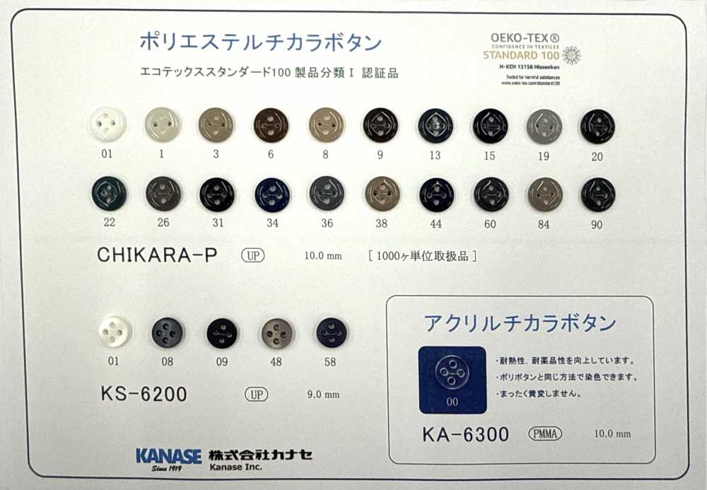 CHIKARAP 聚酯纖維纖維電源扣[羈扣]