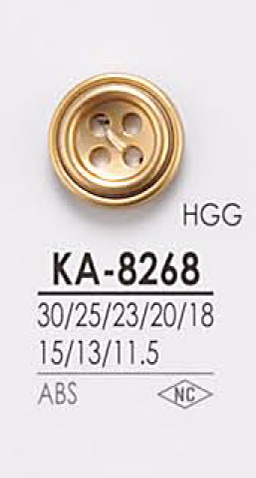 KA8268 4孔金屬鈕扣 愛麗絲鈕扣