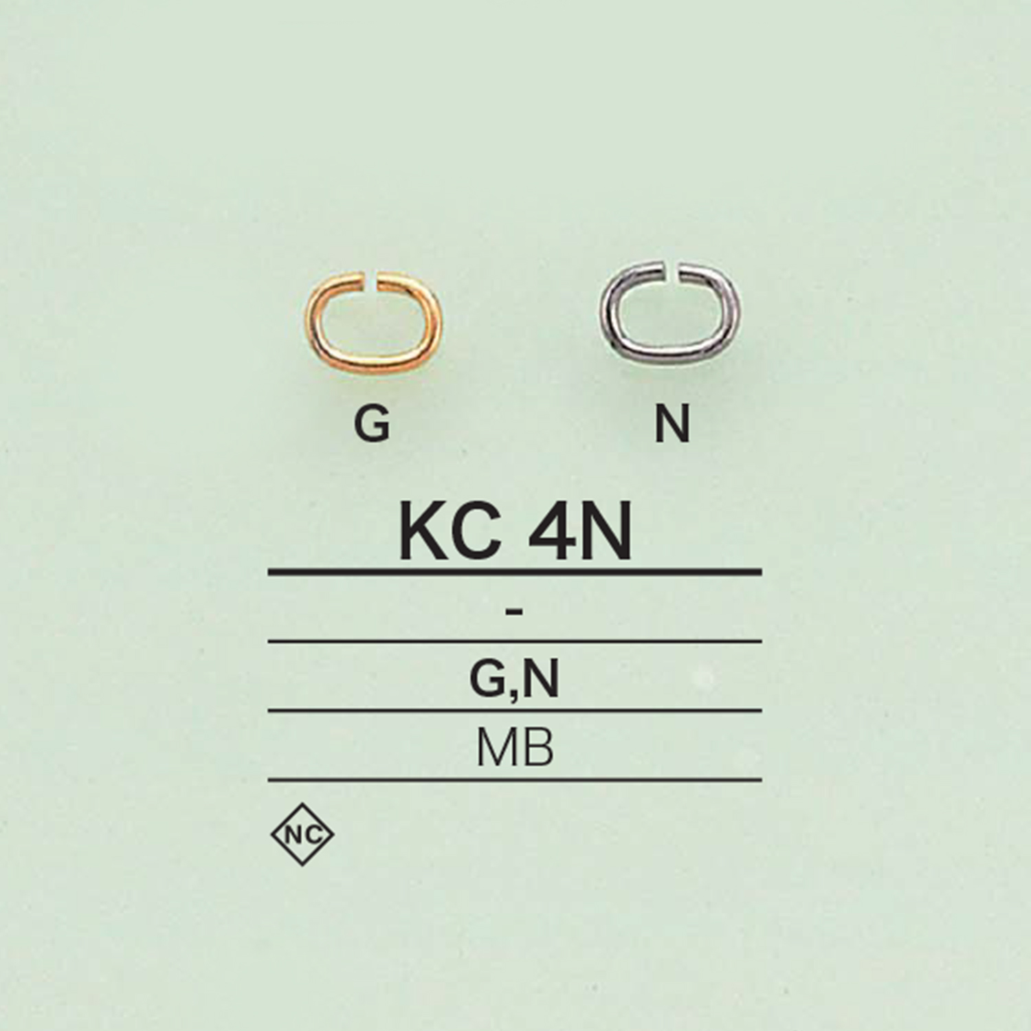 KC4N C可以[扣和環] 愛麗絲鈕扣