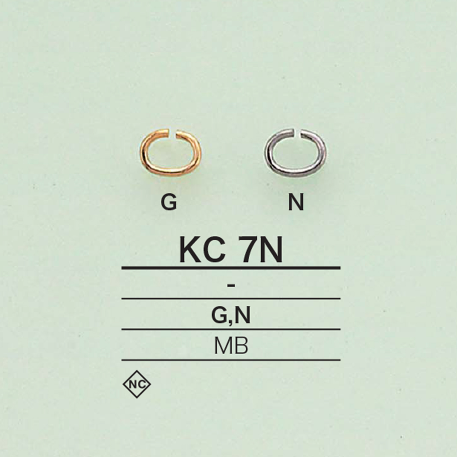 KC7N C可以[扣和環] 愛麗絲鈕扣
