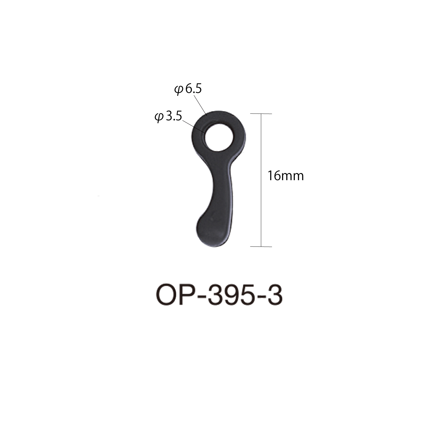 OP395-3 穿線[扣和環] Morito（MORITO）