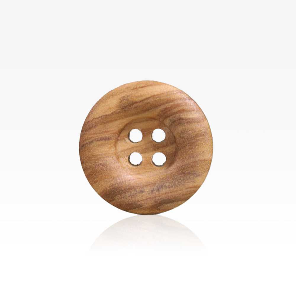 OW798 木頭/合板4孔紐扣[鈕扣] 愛麗絲鈕扣