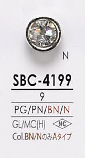 SBC4199 水晶石鈕扣 愛麗絲鈕扣