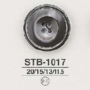 STB1017 貝殼貝殼4孔紐扣[鈕扣]