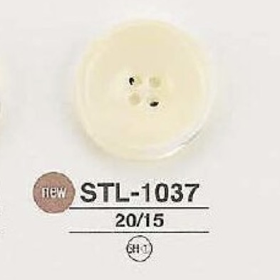 STL1037 貝殼貝殼4孔紐扣[鈕扣] 愛麗絲鈕扣