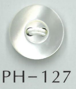 PH127 2孔空心貝殼鈕扣 坂本才治商店