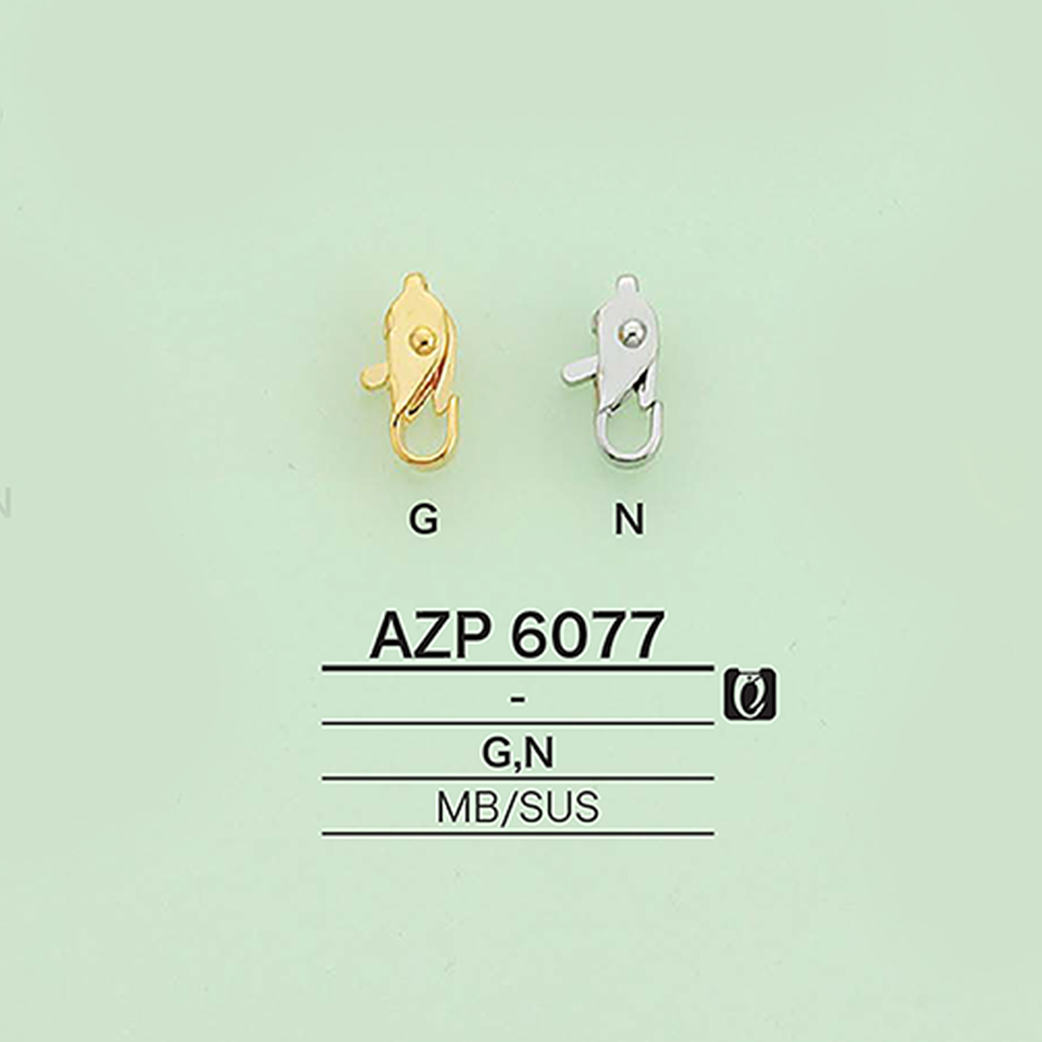 AZP6077 設計蟹罐頭[雜貨等] 愛麗絲鈕扣