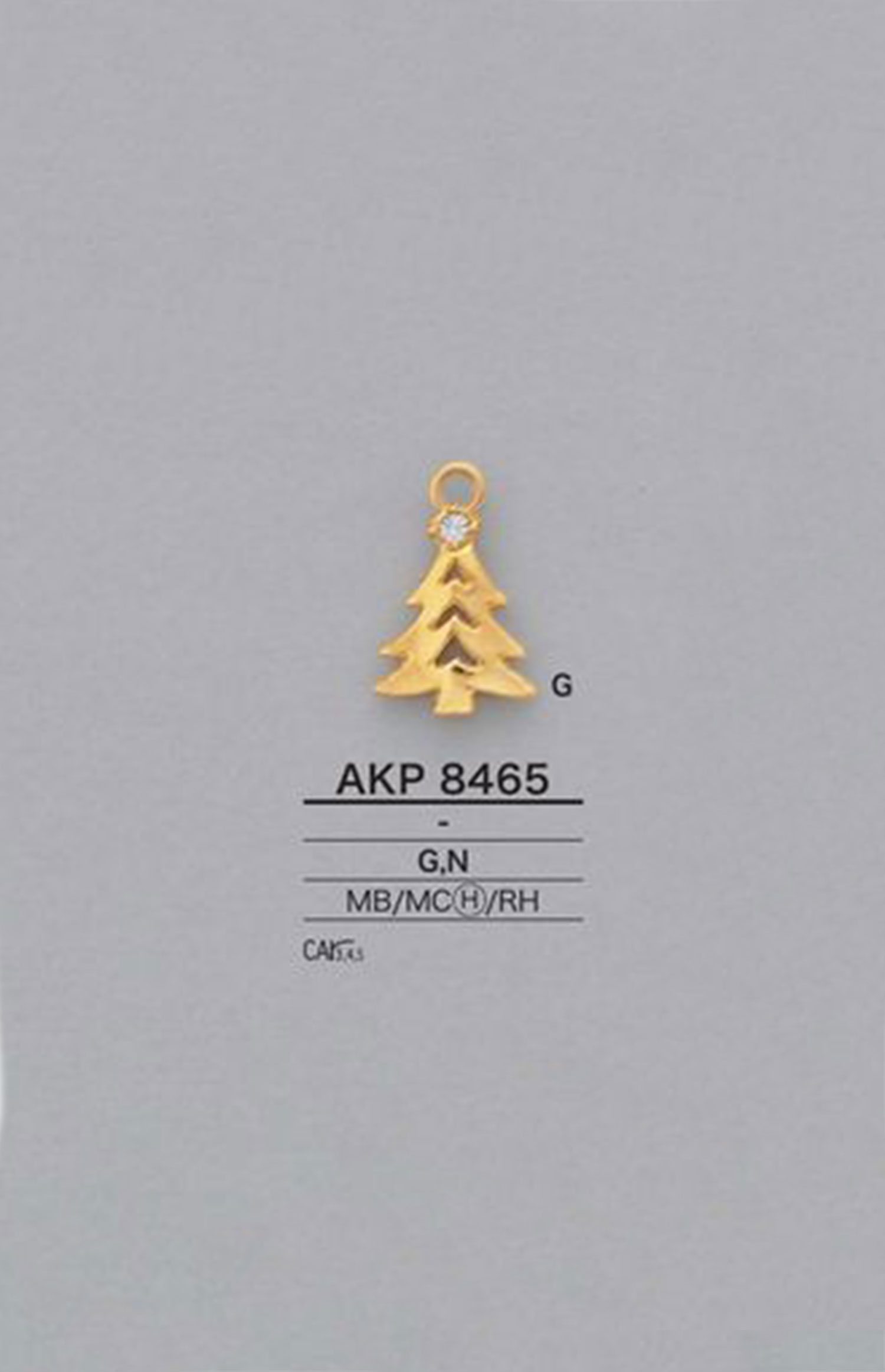 AKP8465 樹型拉鍊（拉頭） 愛麗絲鈕扣