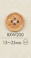 BXW200 天然材質木質4孔鈕扣 大阪鈕扣（DAIYA BUTTON）