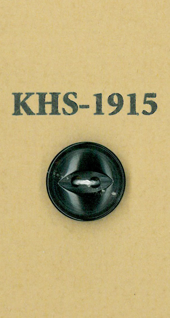 KHS-1915 布法羅貓眼小兩孔動物角鈕扣 幸德鈕扣