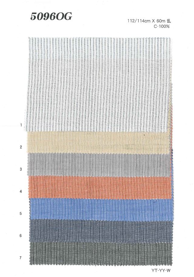MU5096 雙層紗布條紋[面料] 植山織物