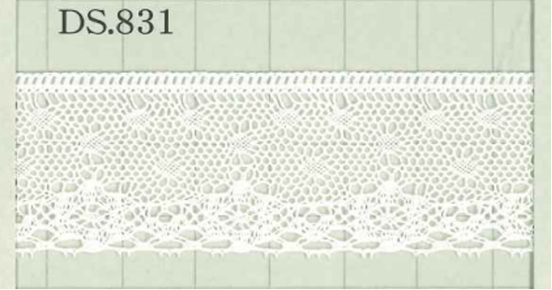 DS831 棉花蕾絲寬度：26mm 大貞