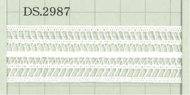 DS2987 棉花蕾絲寬度：23mm 大貞