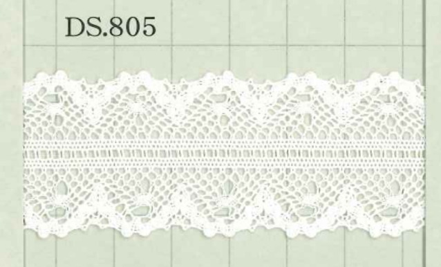 DS805 棉花蕾絲寬度：30mm 大貞