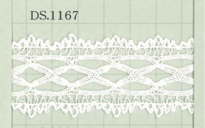 DS1167 棉花蕾絲寬度：33mm 大貞