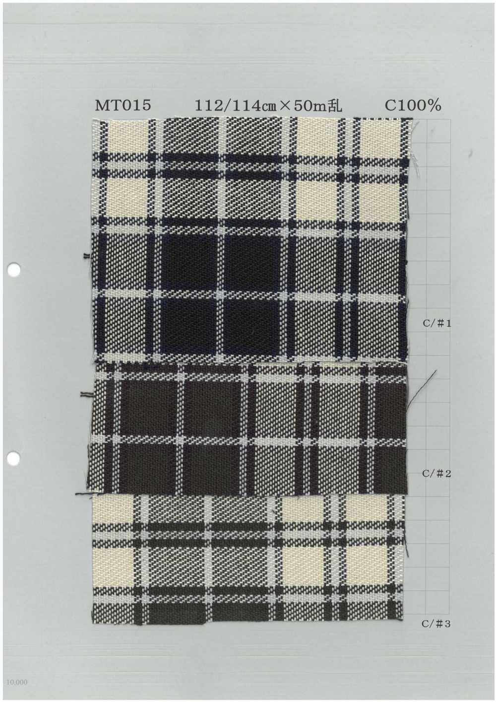 MT015 棉質格紋[面料] 吉和紡織