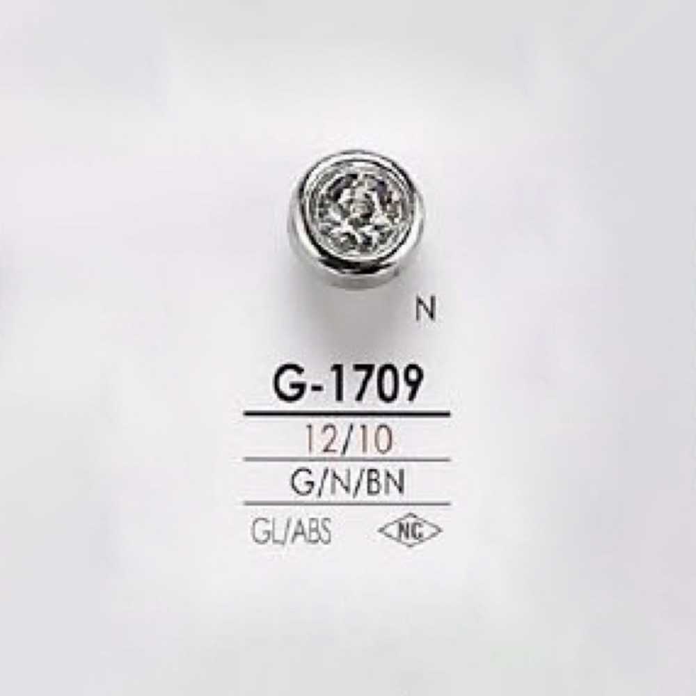 G1709 玻璃/ABS樹脂跳線紐扣[鈕扣] 愛麗絲鈕扣