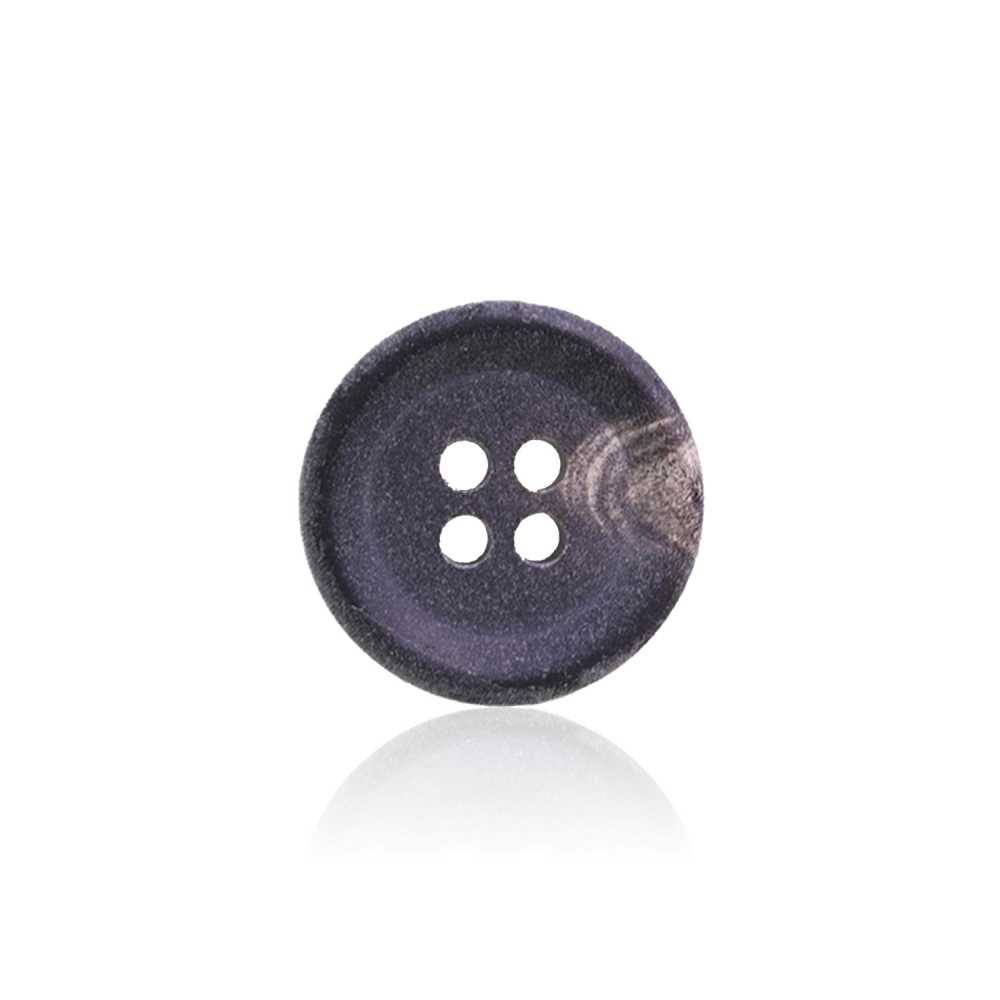 HB490 水牛角紐扣紐扣，正面有 4 個孔[鈕扣] 愛麗絲鈕扣