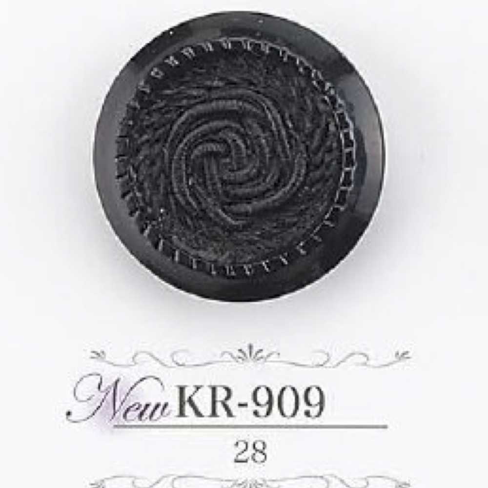 KR909 腈綸樹脂隧道腳扣[鈕扣] 愛麗絲鈕扣