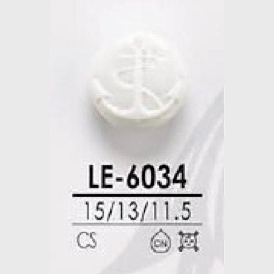 LE6034 酪蛋白樹脂隧道腳紐扣[鈕扣] 愛麗絲鈕扣