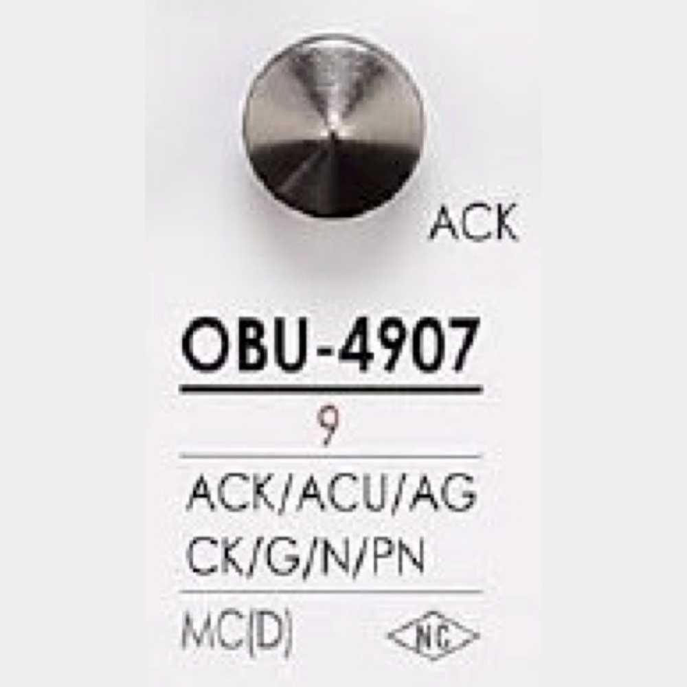 OBU4907 壓力鑄造隧道腳扣[鈕扣] 愛麗絲鈕扣
