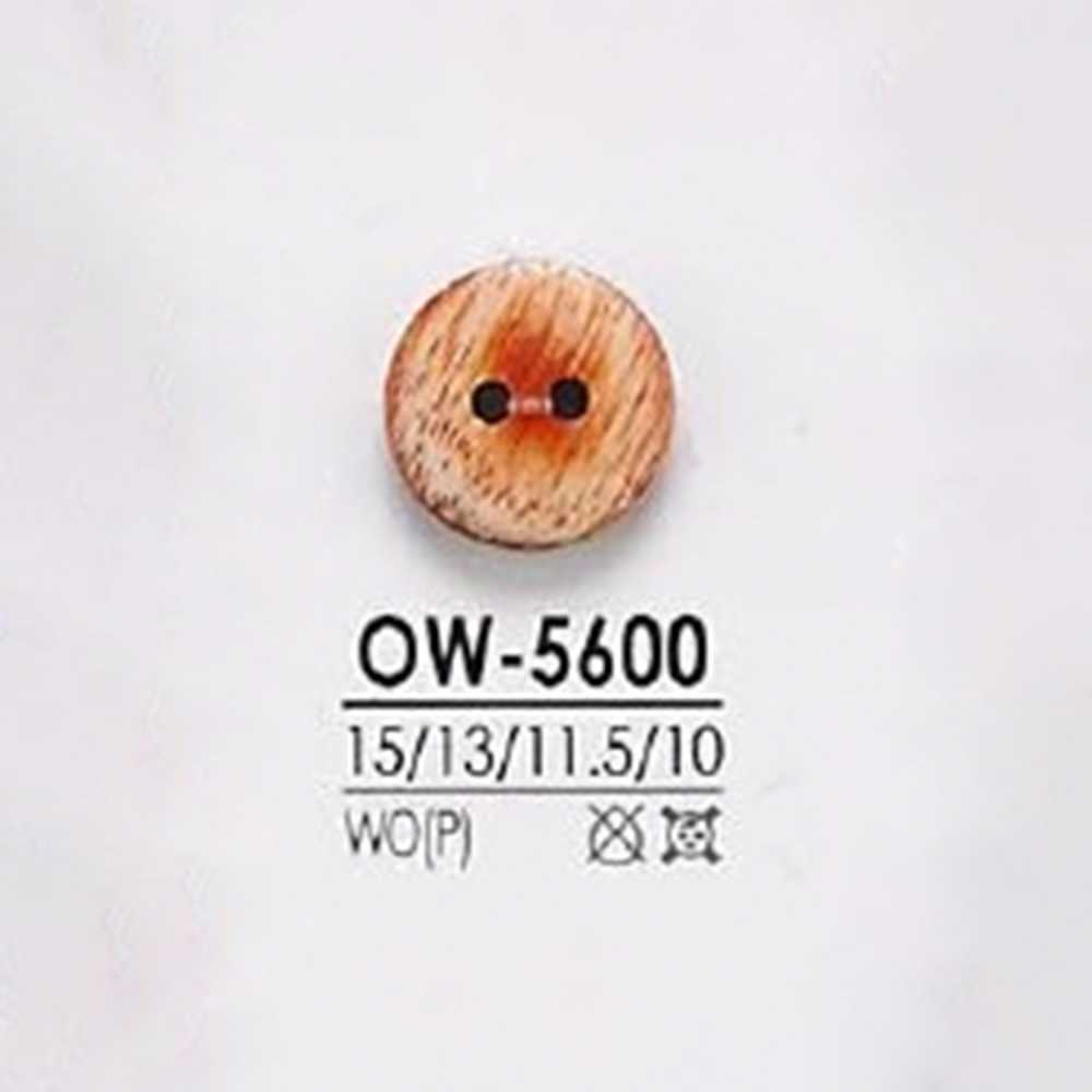 OW5600 木頭、合板兩孔紐扣[鈕扣] 愛麗絲鈕扣
