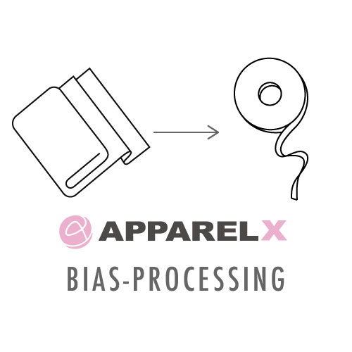 BIAS-PROCESSING 包邊帶加工（布料寬度122cm以下）[系統]