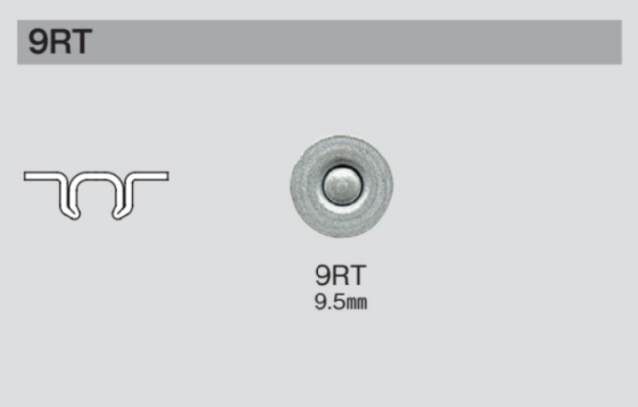 9RT 9RT 堅固純色電動[四合扣/氣眼扣] Morito（MORITO）