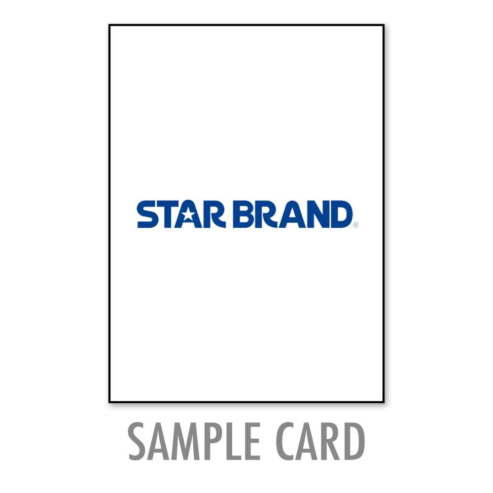 800-10007-SAMPLE STAR BRAND 800/10007樣卡 明星品牌（Hoshika）