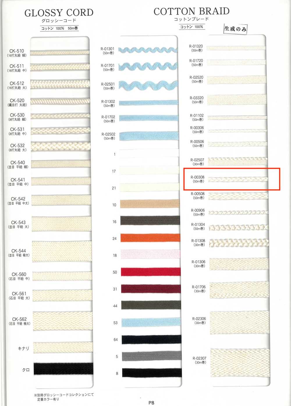 R-00308 棉花邊[緞帶、帶、繩子] RIVER