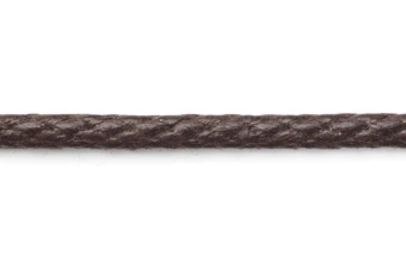 CCR-01BWAX(S) 2.5毫米棉蠟繩子[緞帶、帶、繩子] Cordon