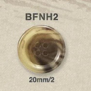 BFNH2 正面有四個孔的尿素樹脂紐帶。[鈕扣] IRIS鈕扣