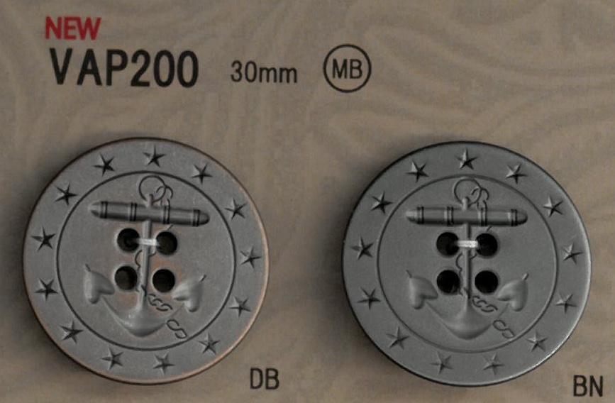 VAP200 錨紐扣[羈扣] DAIYA BUTTON