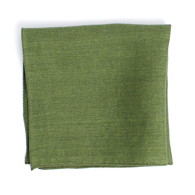 HCF-03 HARISSONS 亞麻方巾綠色[正裝配飾] 山本（EXCY）