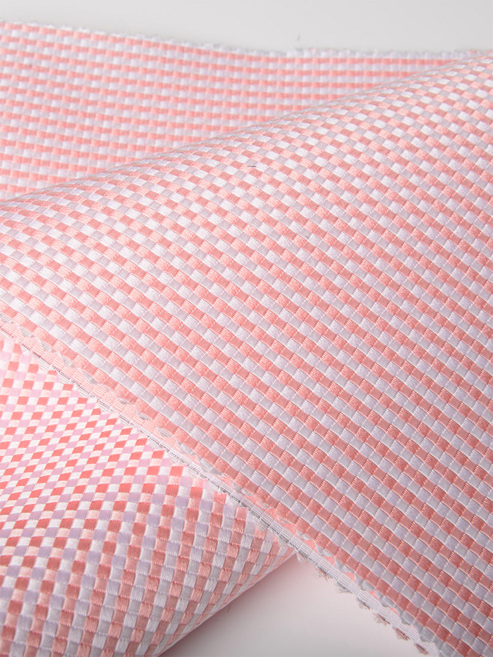 P-20 山梨縣富士吉格紋圖案正裝布料粉紅色[面料] 山本（EXCY）