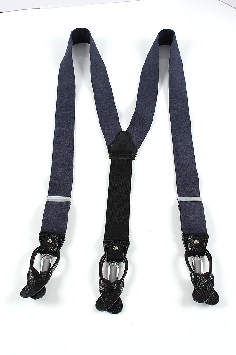 PSR-4 使用五邊形面料的海軍藍色吊帶[正裝配飾] 山本（EXCY）