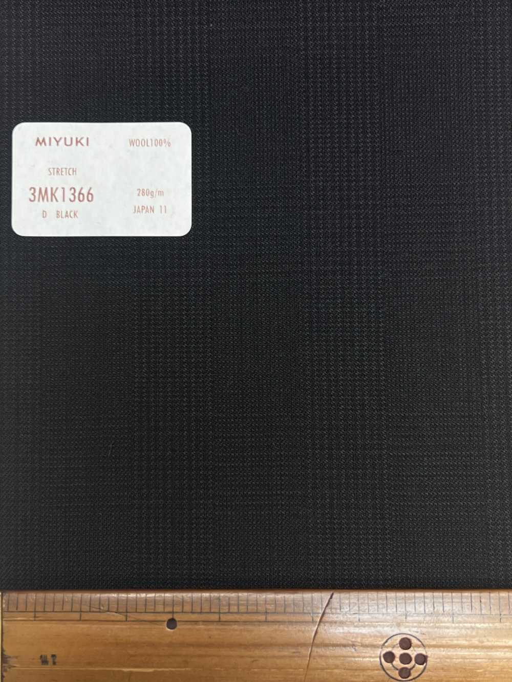 3MK1366 COMFORT LINE ACTIVA STRETCH 黑色[布料] 美雪敬織 (Miyuki)