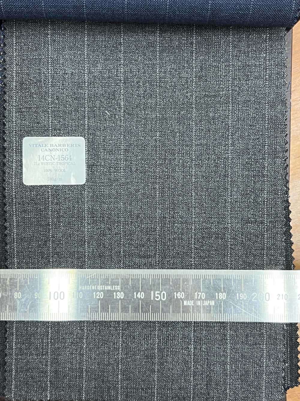 14CN1564 CANONICO 21μ RUSTIC TROPICAL條紋深灰色[布料] 佳能