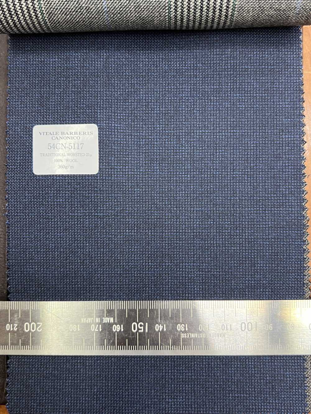 54CN5117 CANONICO 傳統精紡 21μ 藍色純色[布料] 佳能