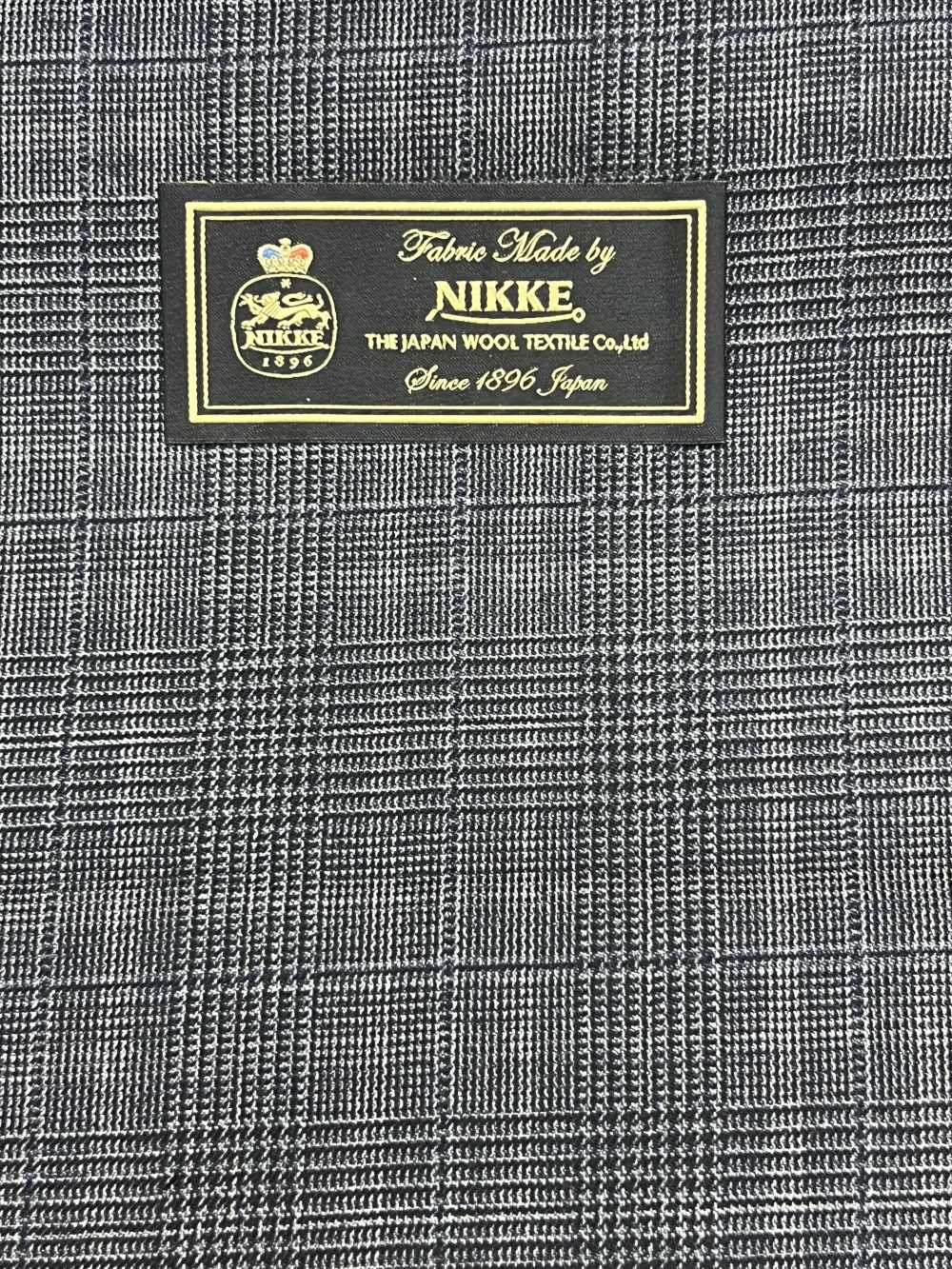 896M2324-735 NIKKE TRAVEL 灰色格紋線120線[布料] NIKKE