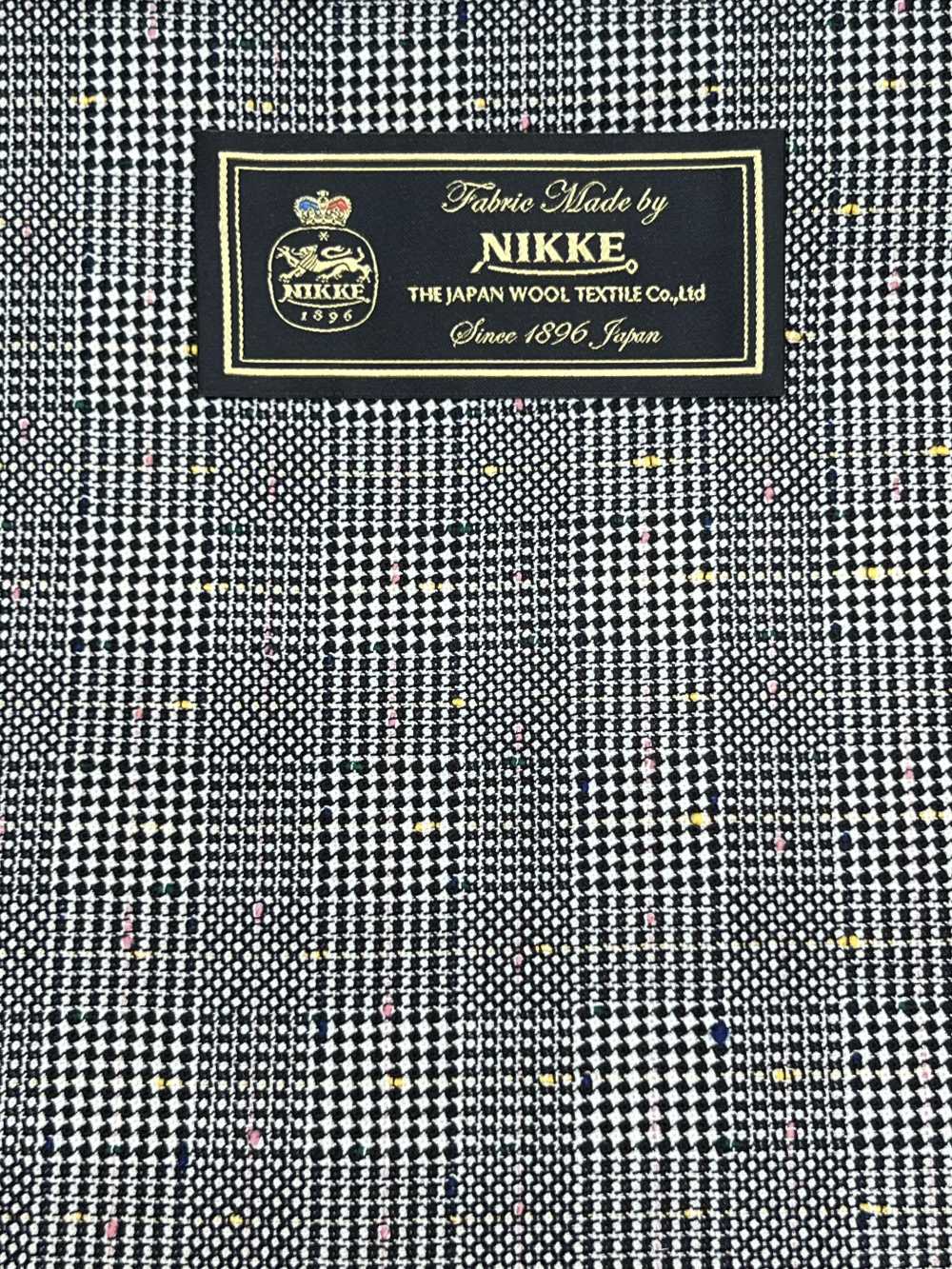 T13361-012 NIKKE DESIGN灰亞麻格紋格紋[布料] NIKKE