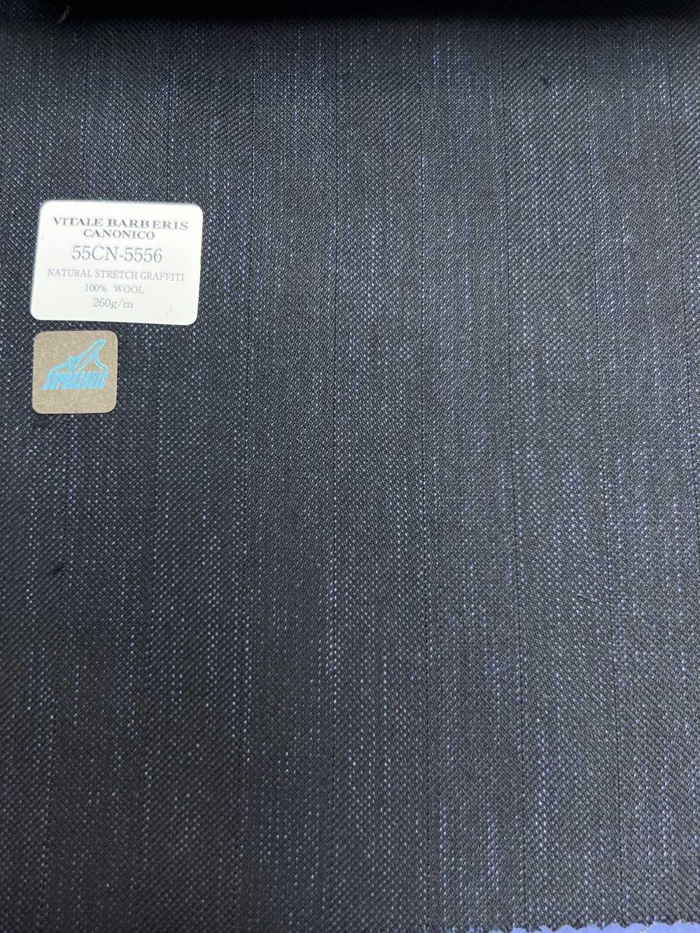 55CN5556 CANONICO 自然彈性塗鴉，深藍色，混色風格[布料] 佳能